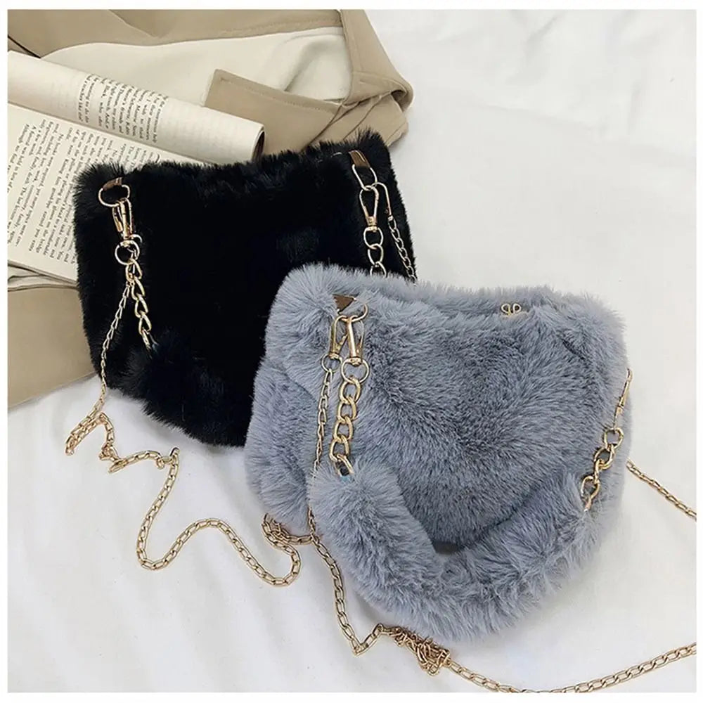 Luxury Fluffy Shoulder Bag