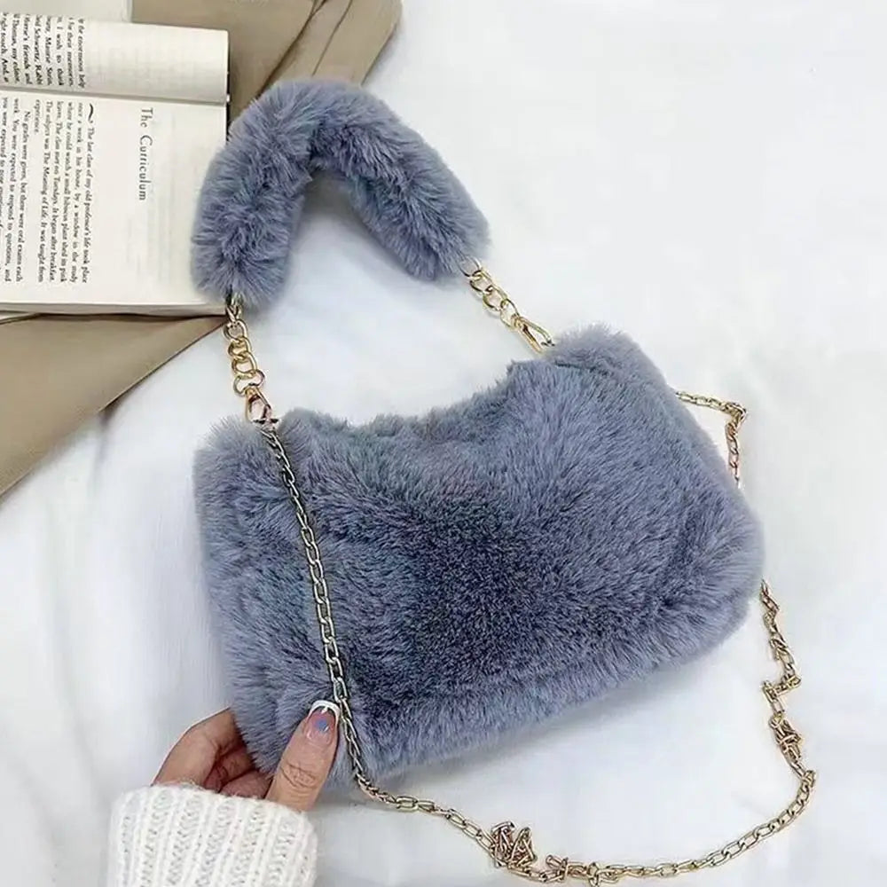 Luxury Fluffy Shoulder Bag