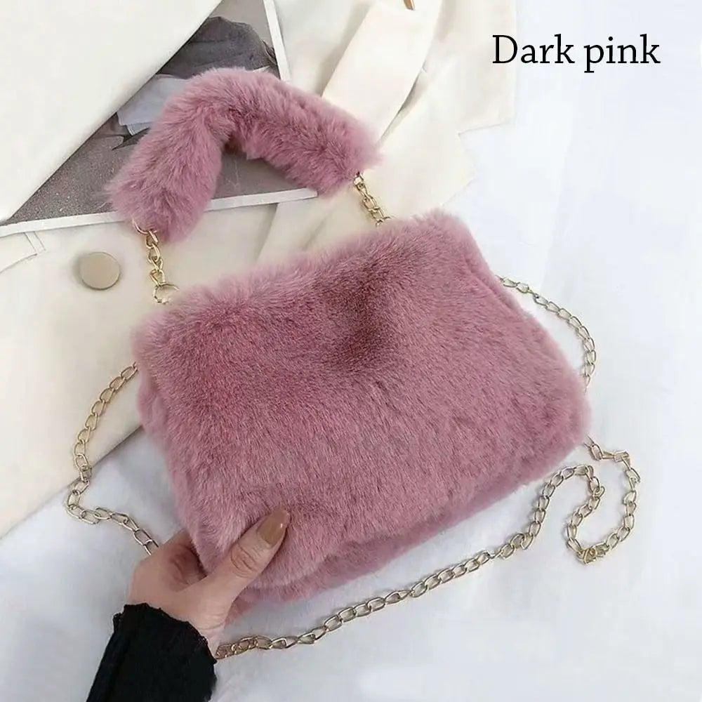 Luxury Fluffy Shoulder Bag