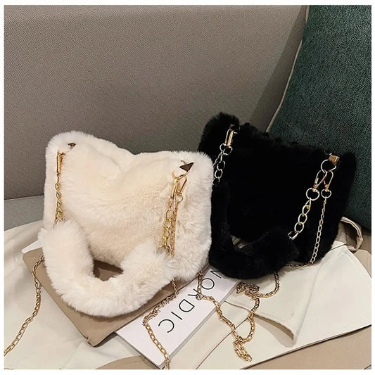 Luxury Fluffy Shoulder Bag