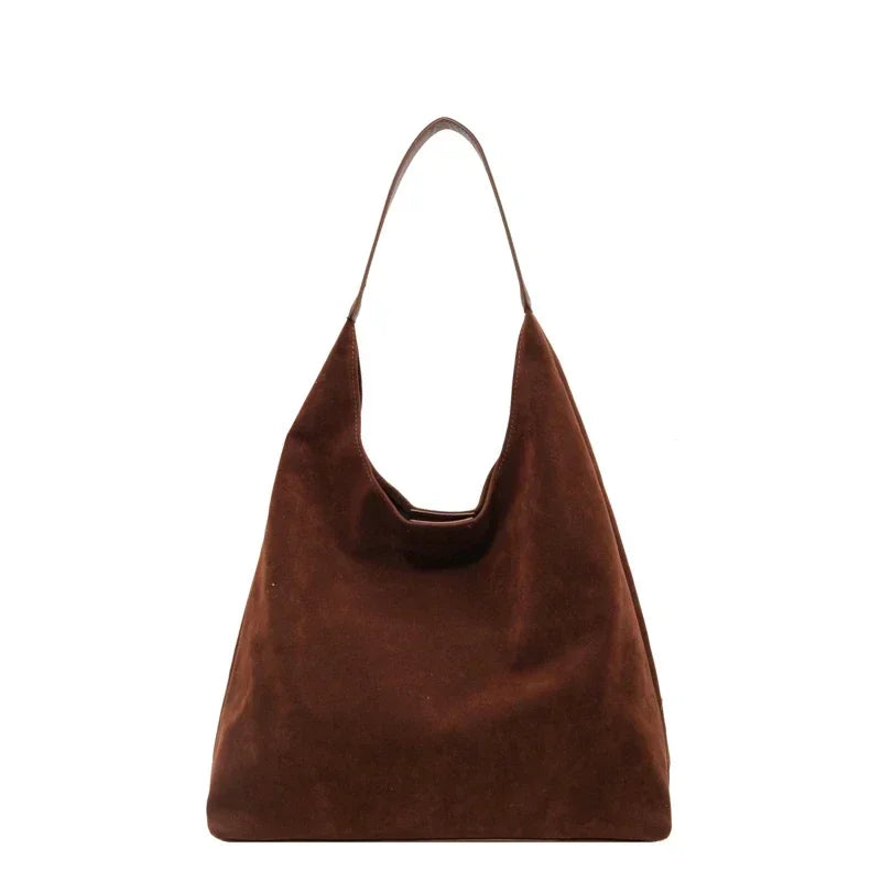 Vintage Suede Shoulder Bag