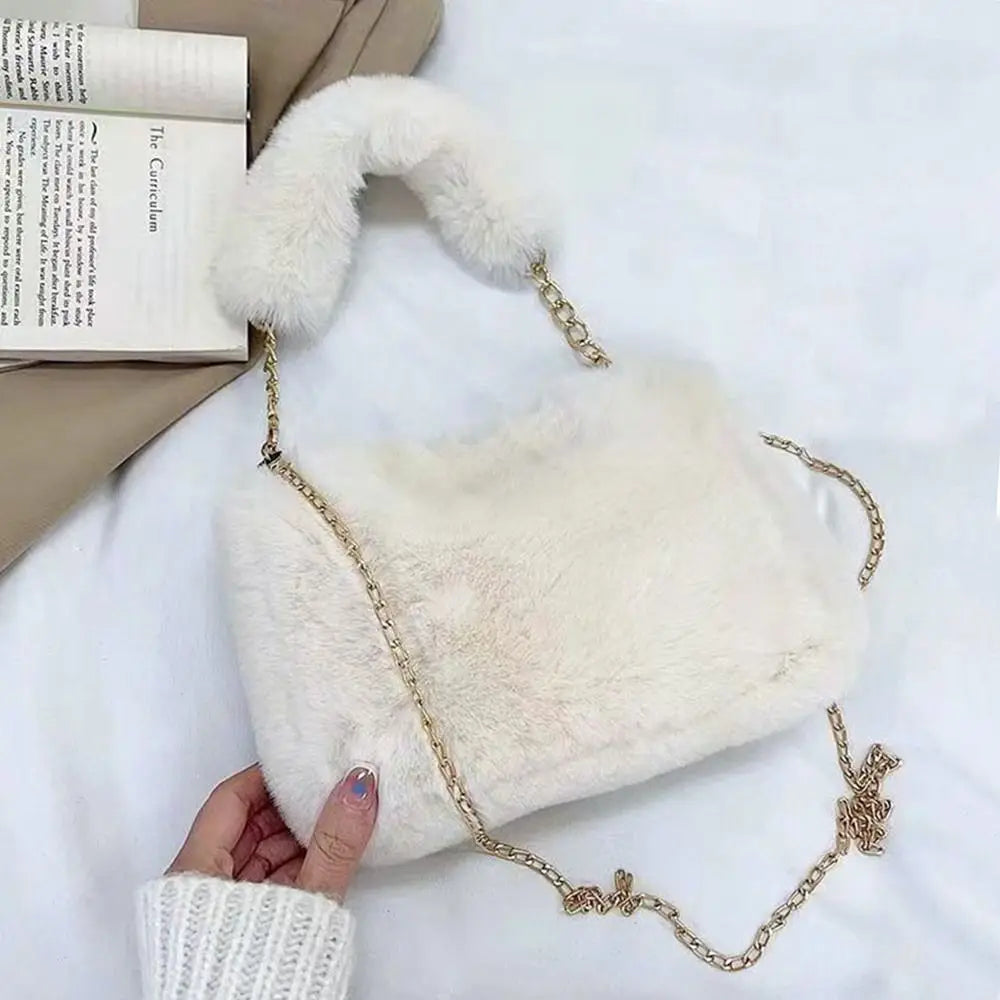 Luxury Fluffy Shoulder Bag