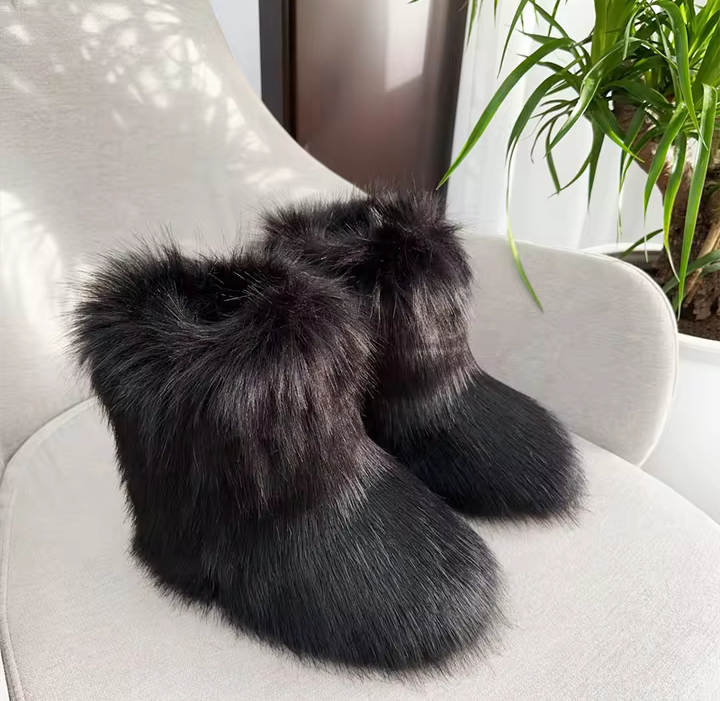 Faux fur Boots