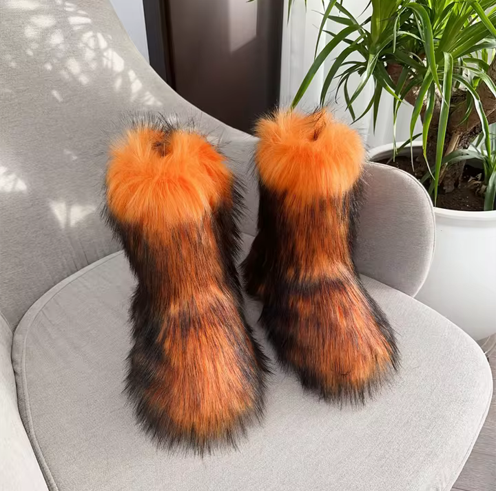 Faux fur Boots