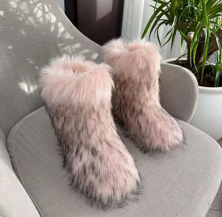 Faux fur Boots