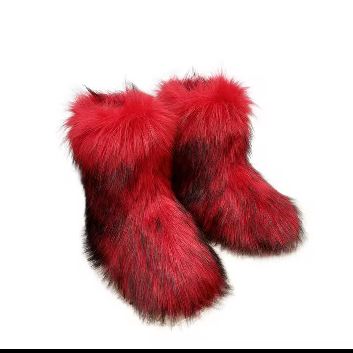 Faux fur Boots