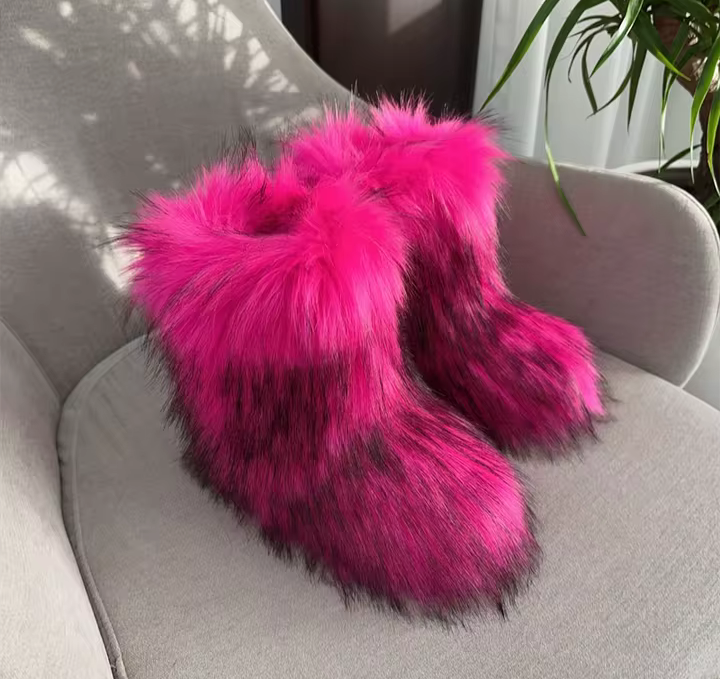 Faux fur Boots